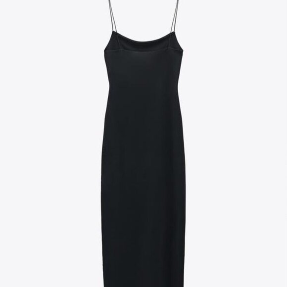 *NWT* ZARA LONG FITTED ELASTIC DRESS - Picture 5 of 7